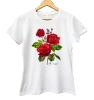 Róża 'Crimson Bouquet' — koszulka damska