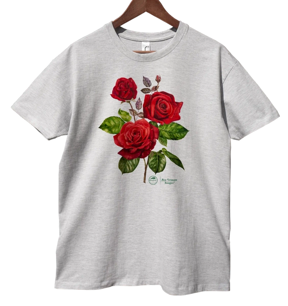 Róża 'Crimson Bouquet' — koszulka klasyczna